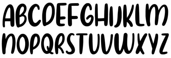 Mandaly Regular Font Litere mari