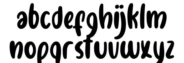 Mandaly Regular Font LOWERCASE