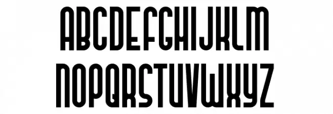 Mandan Schriftart Groß