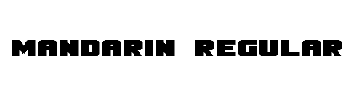 Mandarin Regular Schriftart