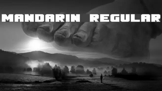 Mandarin Regular Font examples