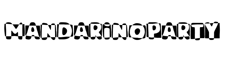 Mandarino Party  Fuentes Gratis Descargar