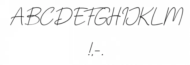 Mandasari Regular Font OTHER CHARS