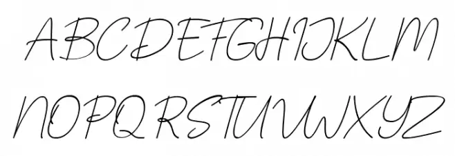 Mandasari Regular Font Litere mari