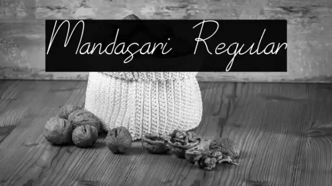 Mandasari Regular Font examples