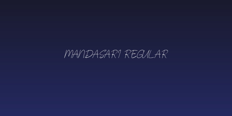 Mandasari Regular Social Header
