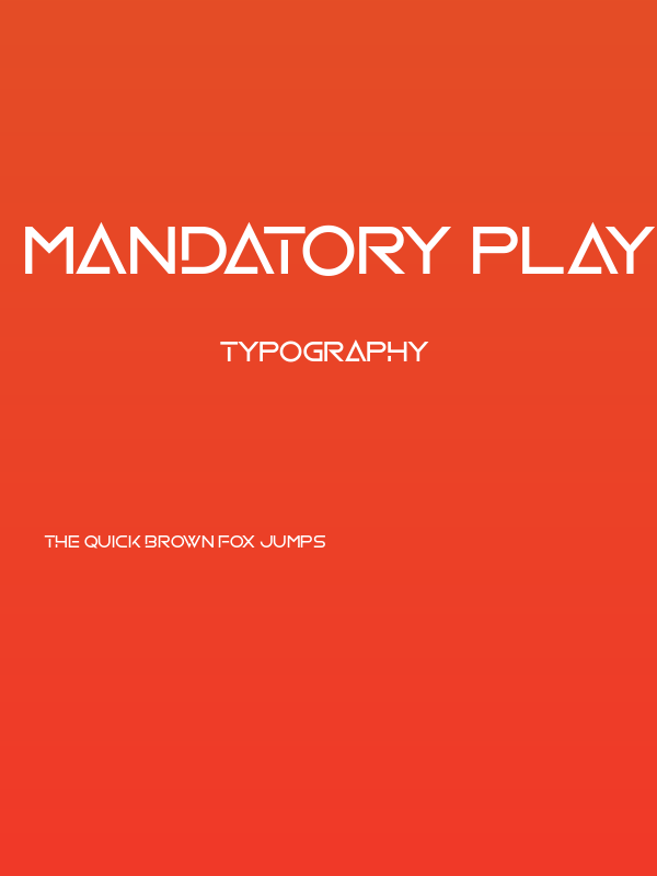 Mandatory Plaything Poster