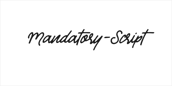 Mandatory-Script Logo