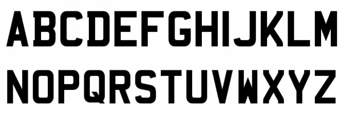 Mandatory Шрифта ВЕРХНИЙ