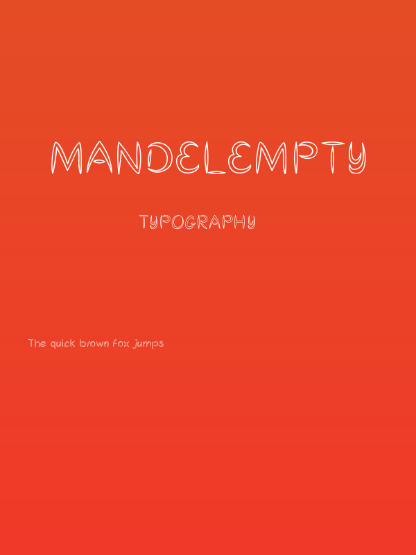 MandelEmpty Poster