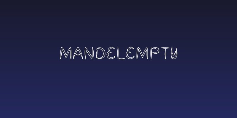 MandelEmpty Social Header