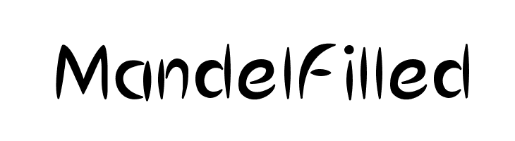 MandelFilled  font caratteri gratis