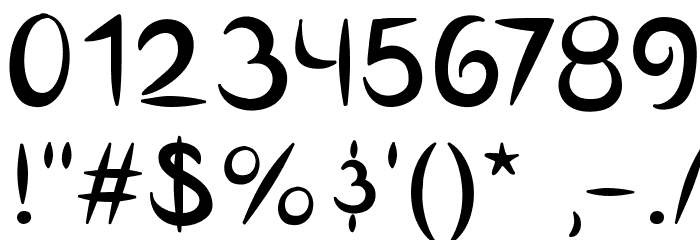 MandelFilled Font OTHER CHARS