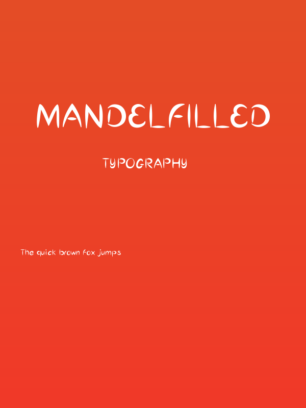 MandelFilled Poster