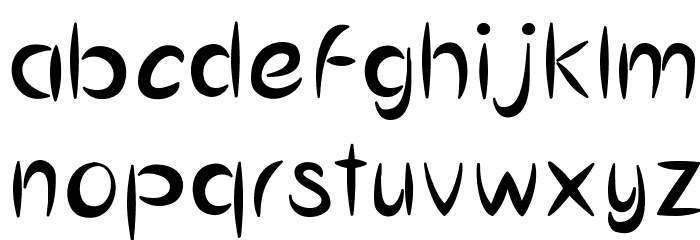 MandelFilled Font LOWERCASE