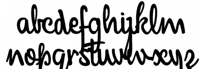 MandelaScriptPersonalUse Fonte MINÚSCULAS
