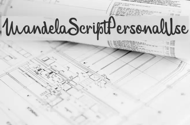 MandelaScriptPersonalUse Font examples