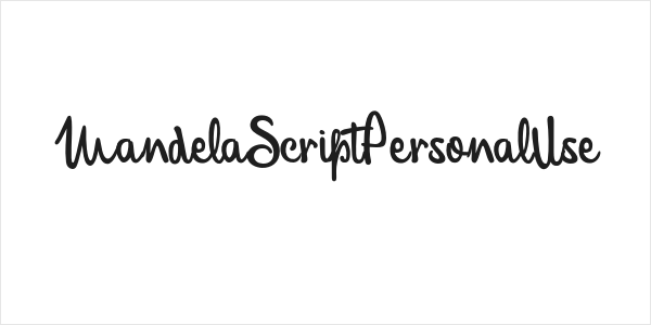 MandelaScriptPersonalUse Logo