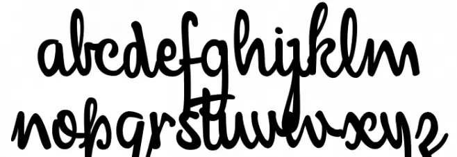 MandelaScriptPersonalUse Fonte MINÚSCULAS