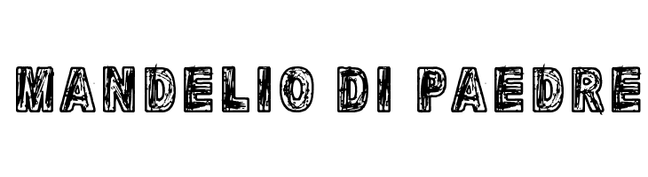 Mandelio Di Paedre  Frei Schriftart Herunterladen