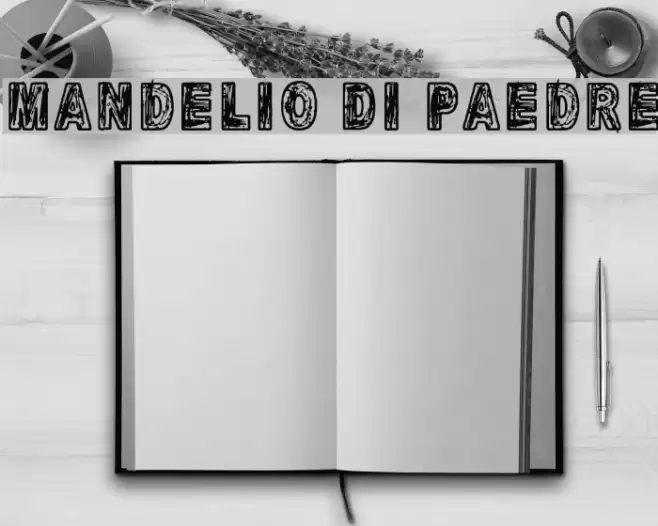 Mandelio Di Paedre Font examples