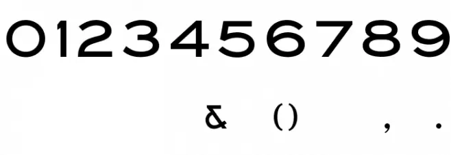 Manderley Regular Font OTHER CHARS