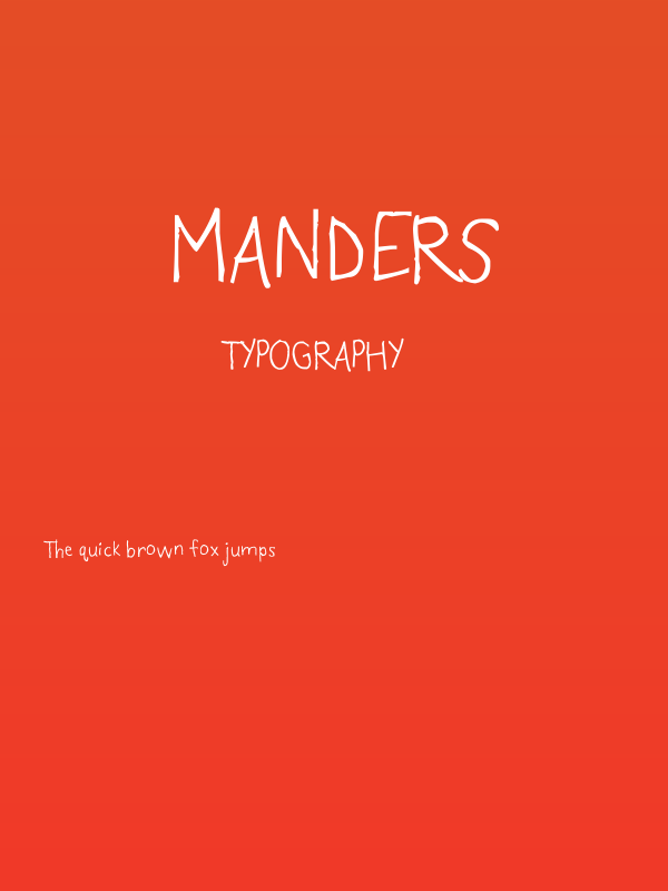 Manders Poster