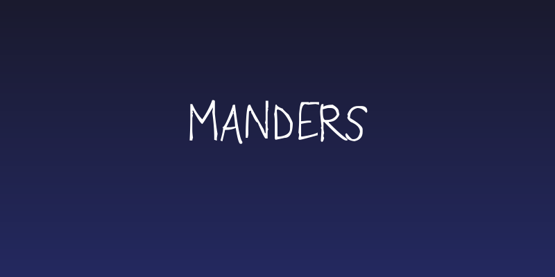 Manders Social Header