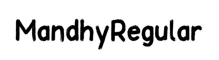 Mandhy Regular  Free Fonts Download