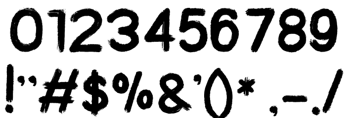 Mandhy Regular Font OTHER CHARS