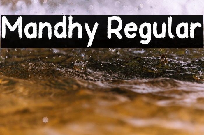 Mandhy Regular Example 1