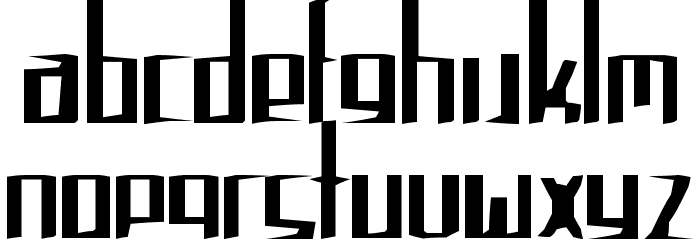 Mandible Mama Font LOWERCASE