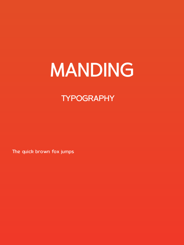 Manding Poster