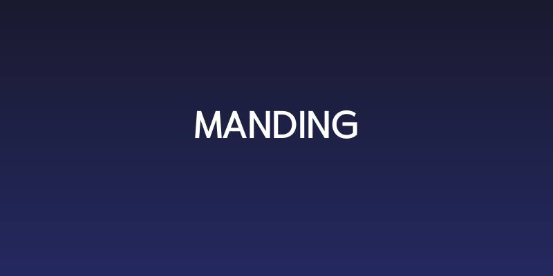 Manding Social Header