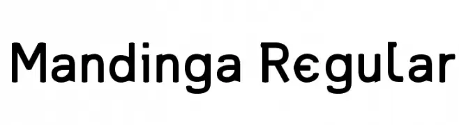 Mandinga Regular  لخطوط تنزيل