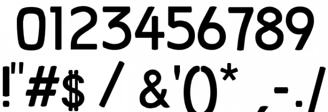 Mandinga Regular Font OTHER CHARS