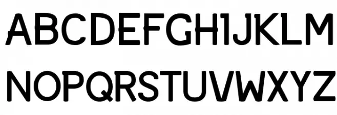 Mandinga Regular Schriftart Groß