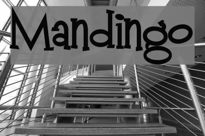 Mandingo Font examples