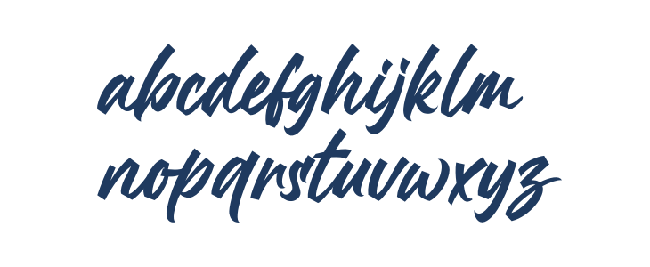 Mandoul Script PERSONAL USE ONLY Bold Lowercase