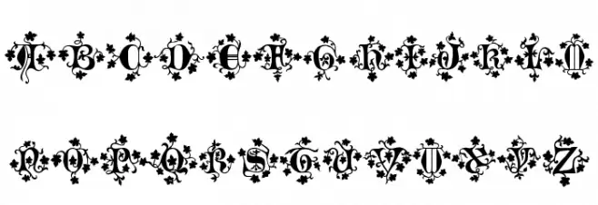 Mandragora!` Font UPPERCASE