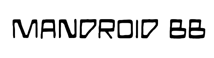 Mandroid BB  Frei Schriftart Herunterladen