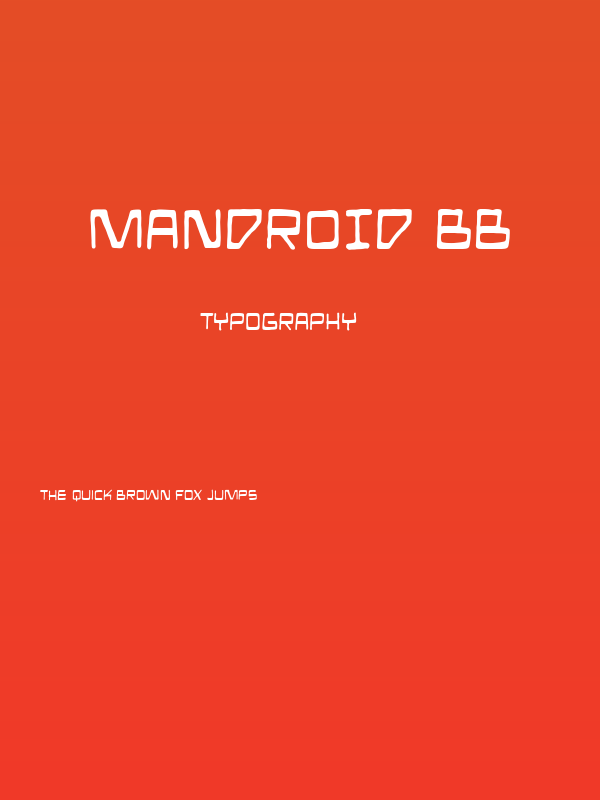 Mandroid BB Poster
