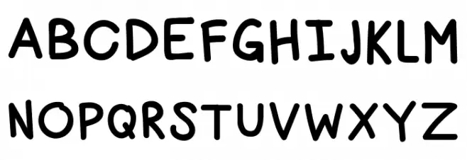 Mandy Cowley خط أحرف كبيرة