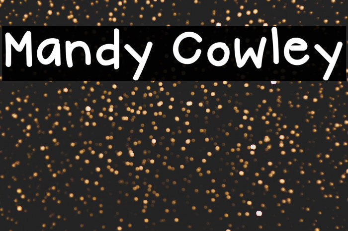 Mandy Cowley Example 1