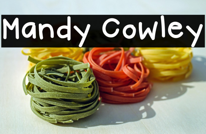 Mandy Cowley Example 3