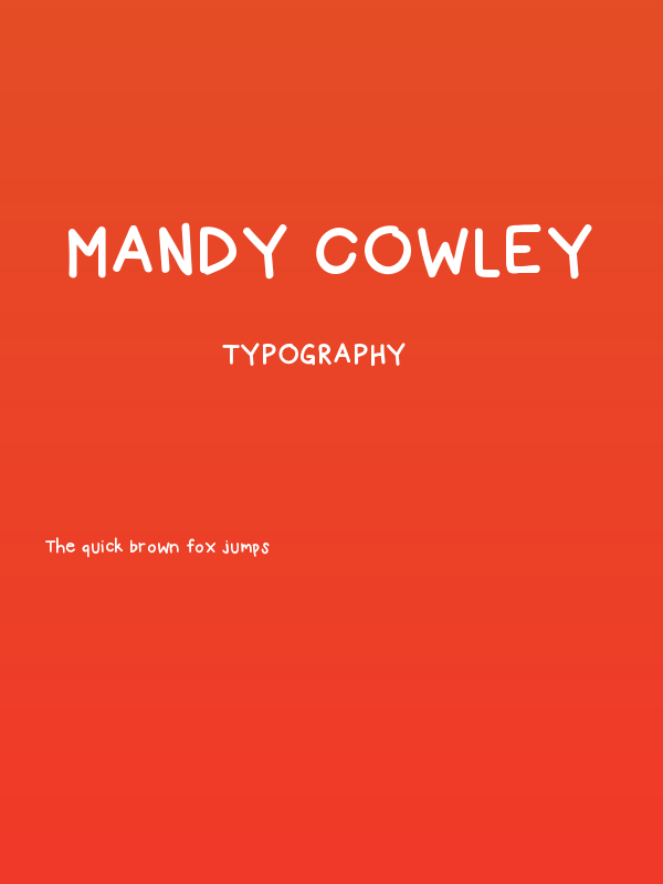 Mandy Cowley Poster