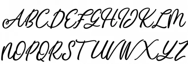 Mandymores Schriftart Groß