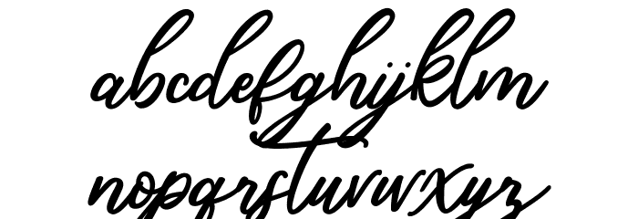 Mandymores Font LOWERCASE