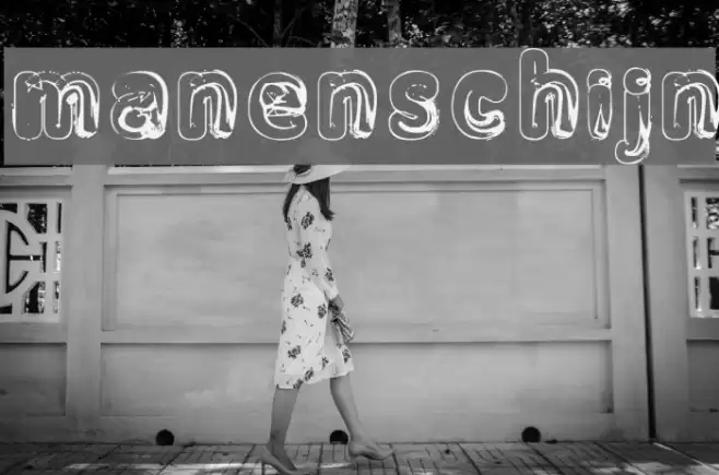 Manenschijn Font examples