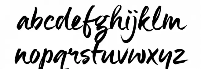 Maneo_TRIAL Font LOWERCASE
